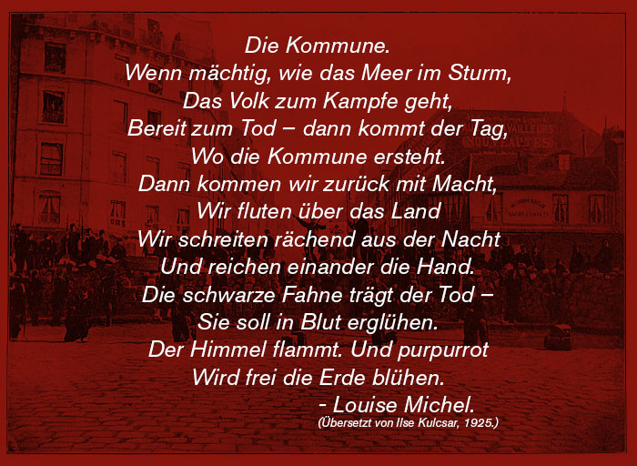 Pariser Kommune Gedicht