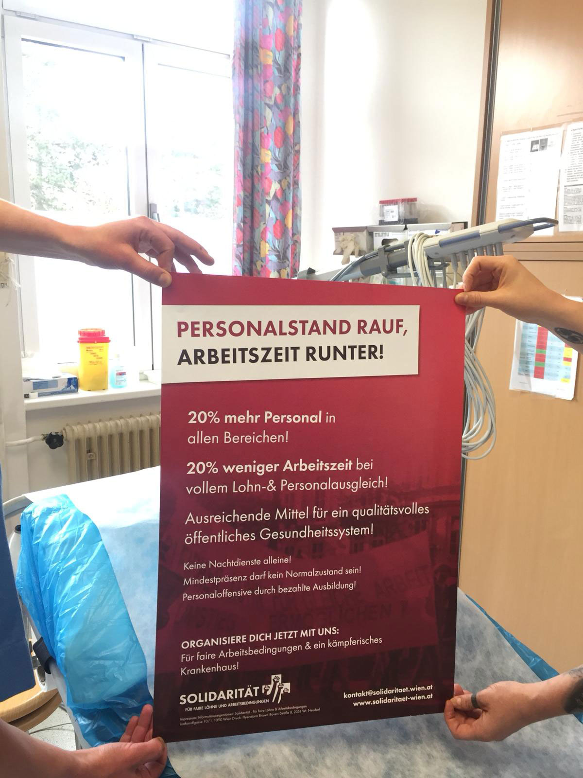 solidaritaet plakat forderungen full