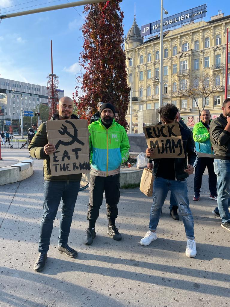 Mjam streik Wien2022 2