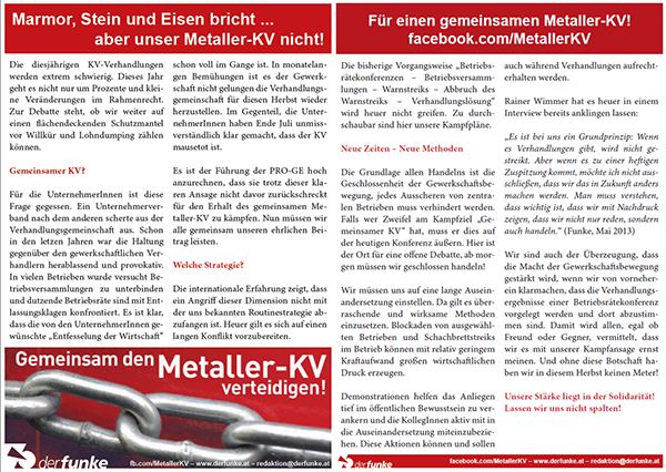 Metaller KV Flyer